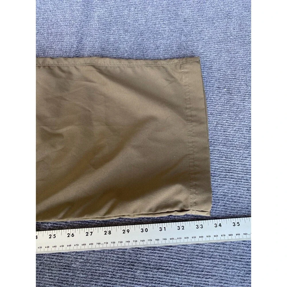 Columbia Mens Convertible Pants 43x34 brown khaki omni-shade sun protection Tusk